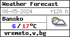 The forecast of bansko for tomorrow